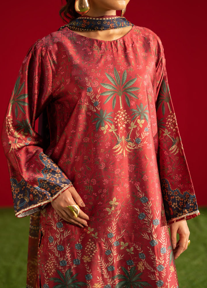 Marine by Rashid Textiles Unstitched Printed Luxury Silk 3 Piece Suit RT26USM D-3901 - Winter Collection