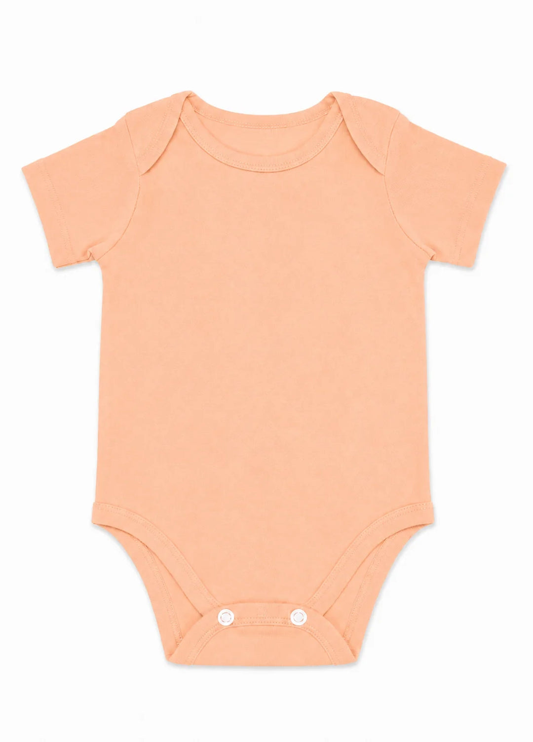 Lambkin Kids RTW Solids Cotton 1 Piece Peach - Casual Collection