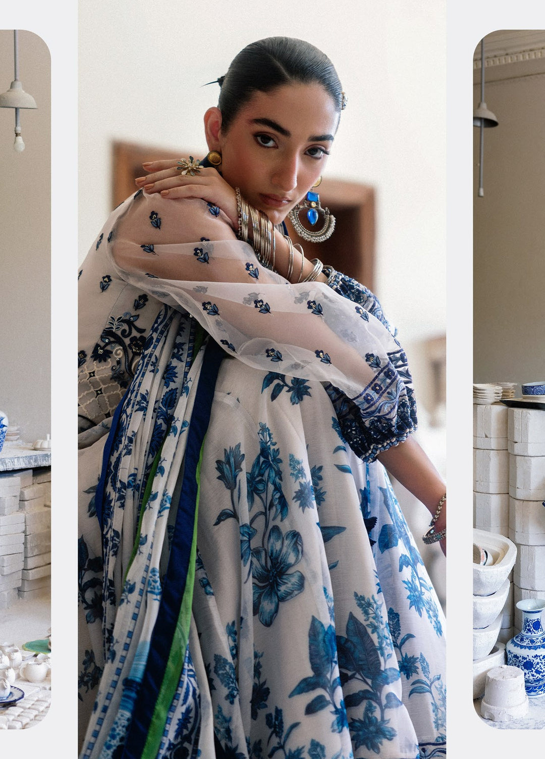 Lady Aik by AIK Atelier Unstitched Embroidered Organza 3 Piece Suit AIK26ULA 05 - Festive Collection
