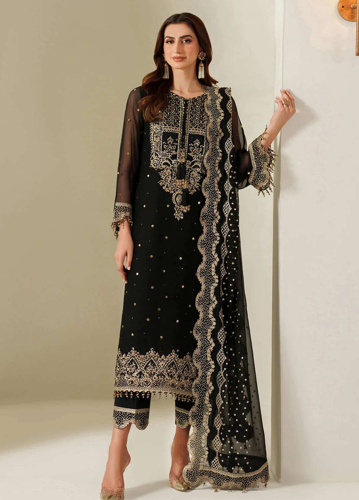 Alizeh Fashion Unstitched Embroidered Chiffon 3 Piece Suit AF26UCF AF-HM-4049-Reshma - Festive Collection