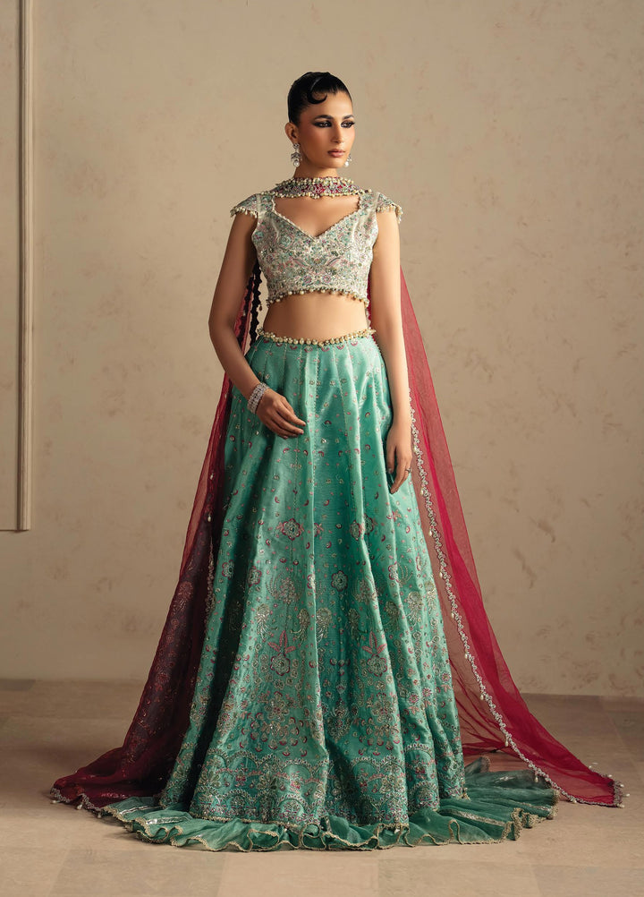 Luminara by Ayzel Unstitched Embroidered Zari Net 3 Piece Suit AAF26UWL AYAL AYZ-176 - Wedding Collection