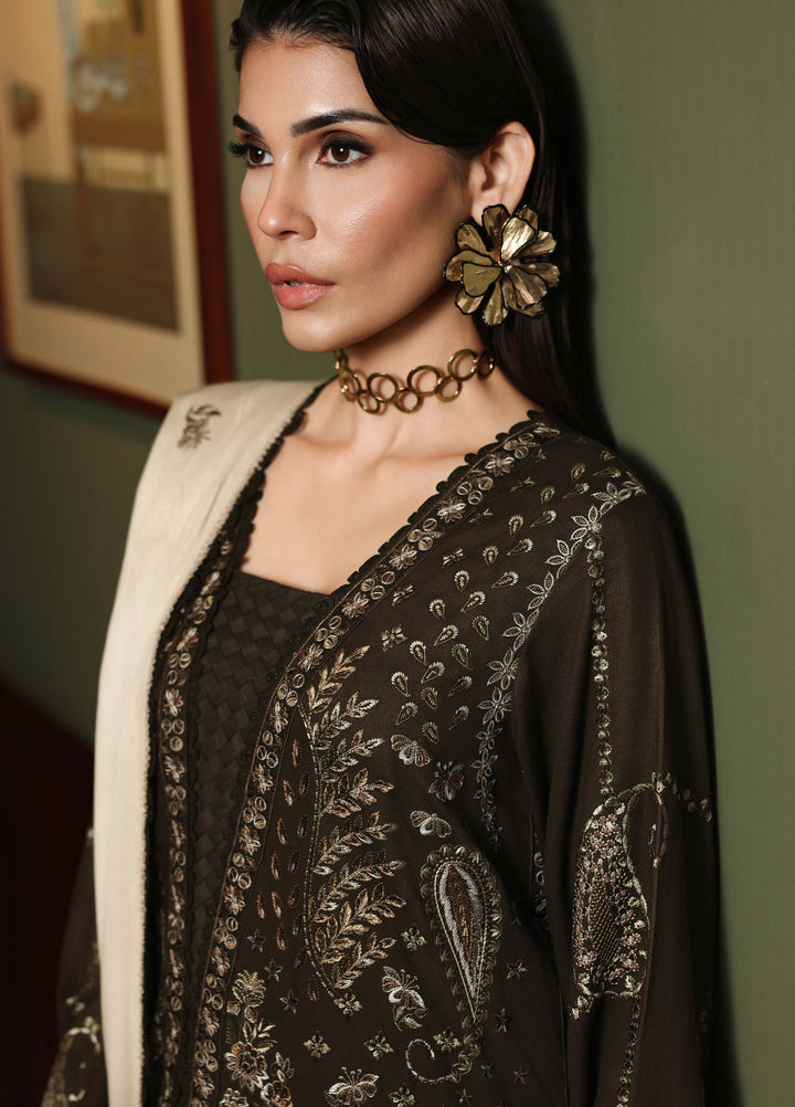 Nureh Exclusive Unstitched Embroidered Marina 3 Piece Suit NU26UEM NE-276 - Festive Collection