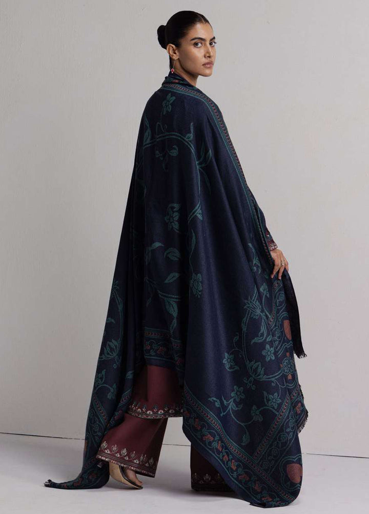 Coco by Zara Shahjahan Unstitched Khaddar 3 Piece Suit CZS26UKW SARD 1A - Winter Collection