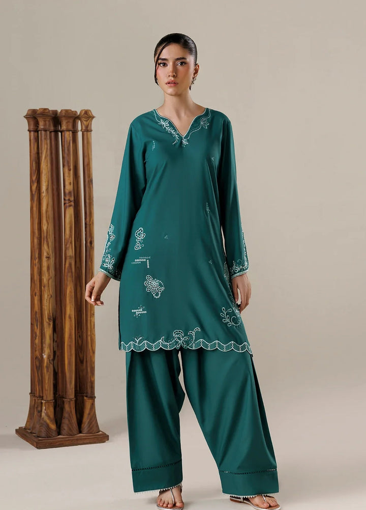 Azure Women RTW Embroidered Poly Co-Ord Sets Suit Opaline - Casual Collection