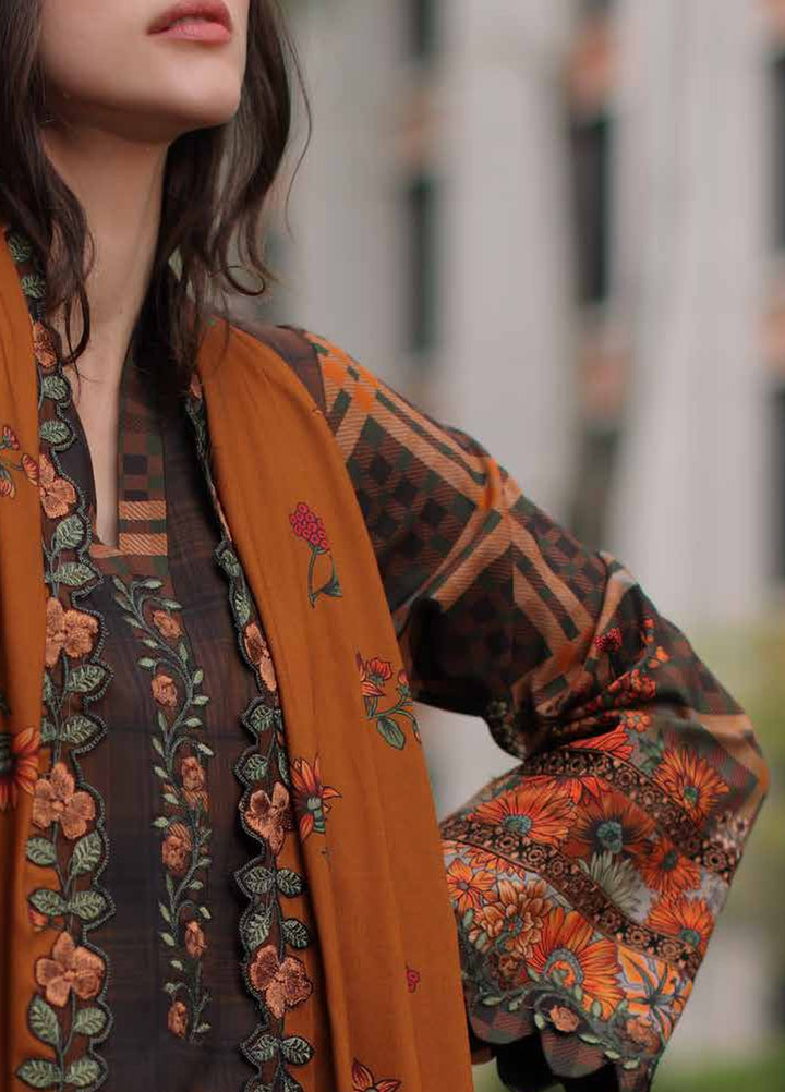 Aniiq by Charizma Unstitched Embroidered Linen 3 Piece Suit CHR26UAL ANW7-15 - Casual Collection