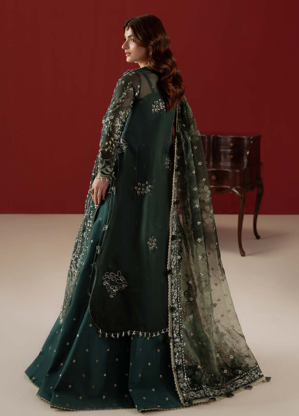 Ember by Aylin Unstitched Embroidered Organza 3 Piece Suit AY26UEW Elysee - Wedding Collection