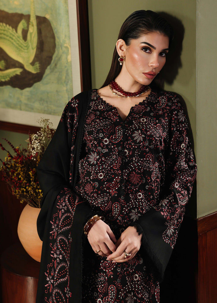 Nureh Exclusive Unstitched Embroidered Marina 3 Piece Suit NU26UEM NE-281 - Festive Collection