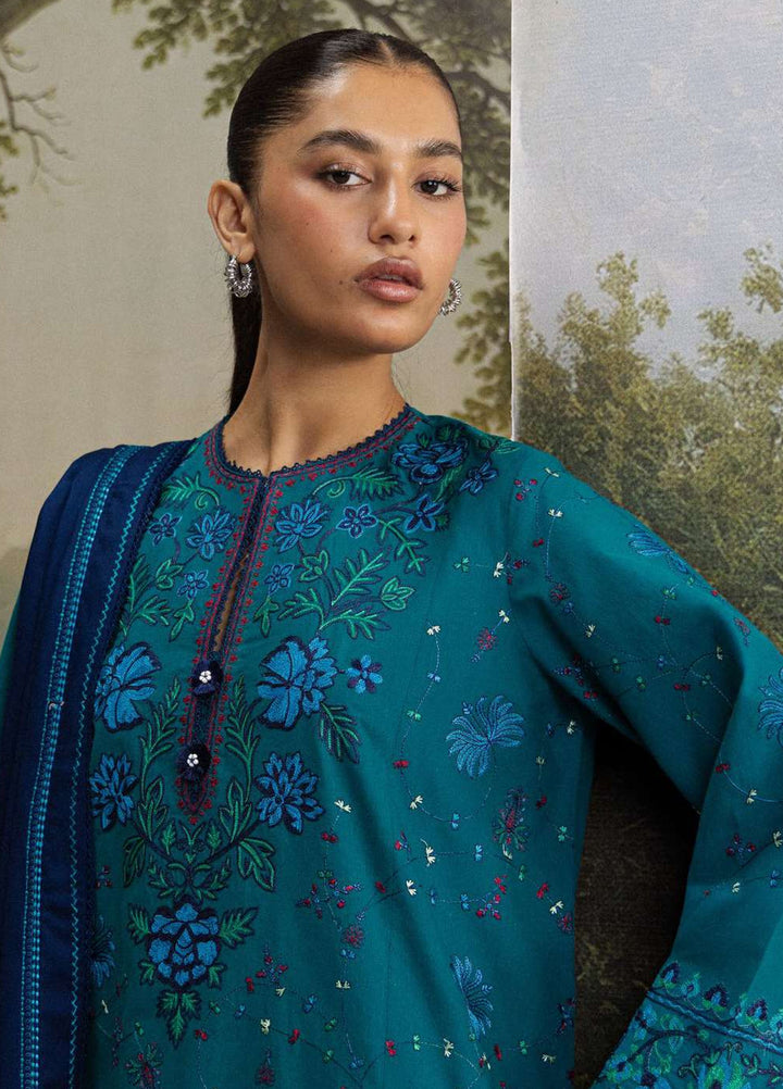Coco by Zara Shahjahan Unstitched Khaddar 3 Piece Suit CZS26UKW TABASSUM 7A - Winter Collection