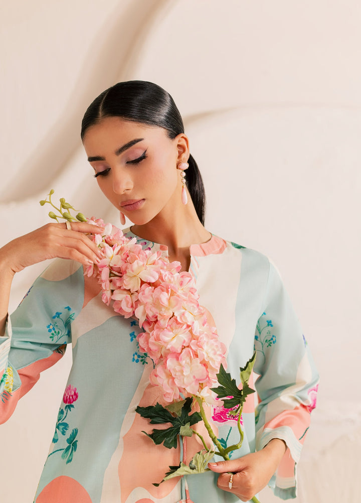 Day Dream by Rashid Textiles RTW Printed Lawn 2 Piece Suit PASTEL DREAM D-18 - Casual Collection
