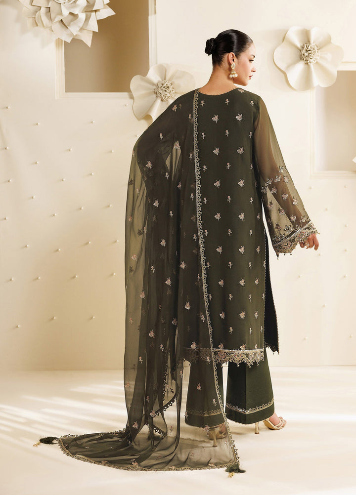 Sireine by Alizeh Fashion Unstitched Embroidered Chiffon 3 Piece Suit AF26UCS AF-CH-2295-SOREL - Festive Collection