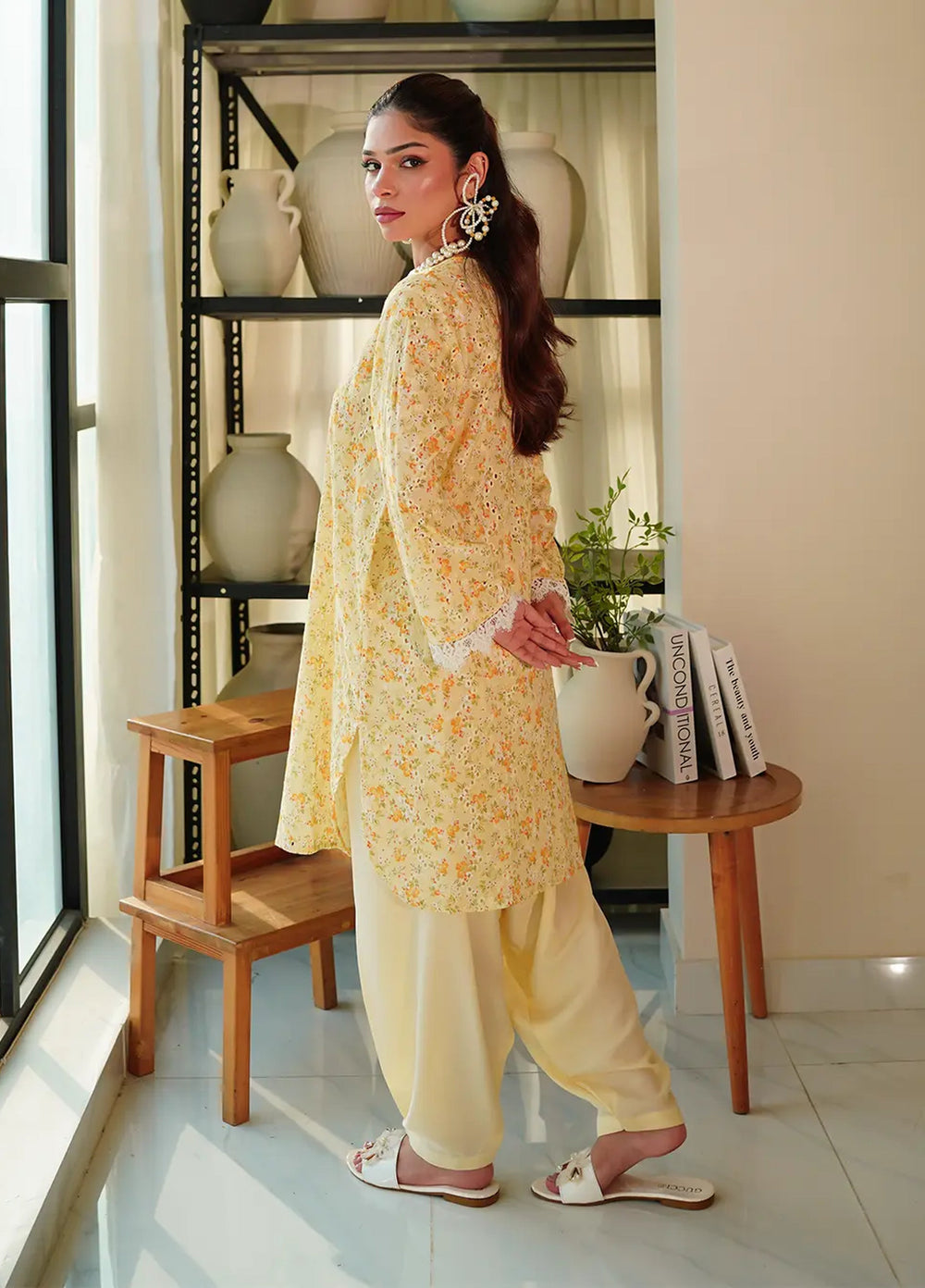 Menaal RTW Chikankari Lawn 2 Piece Suit SUNVEIL - Casual Collection