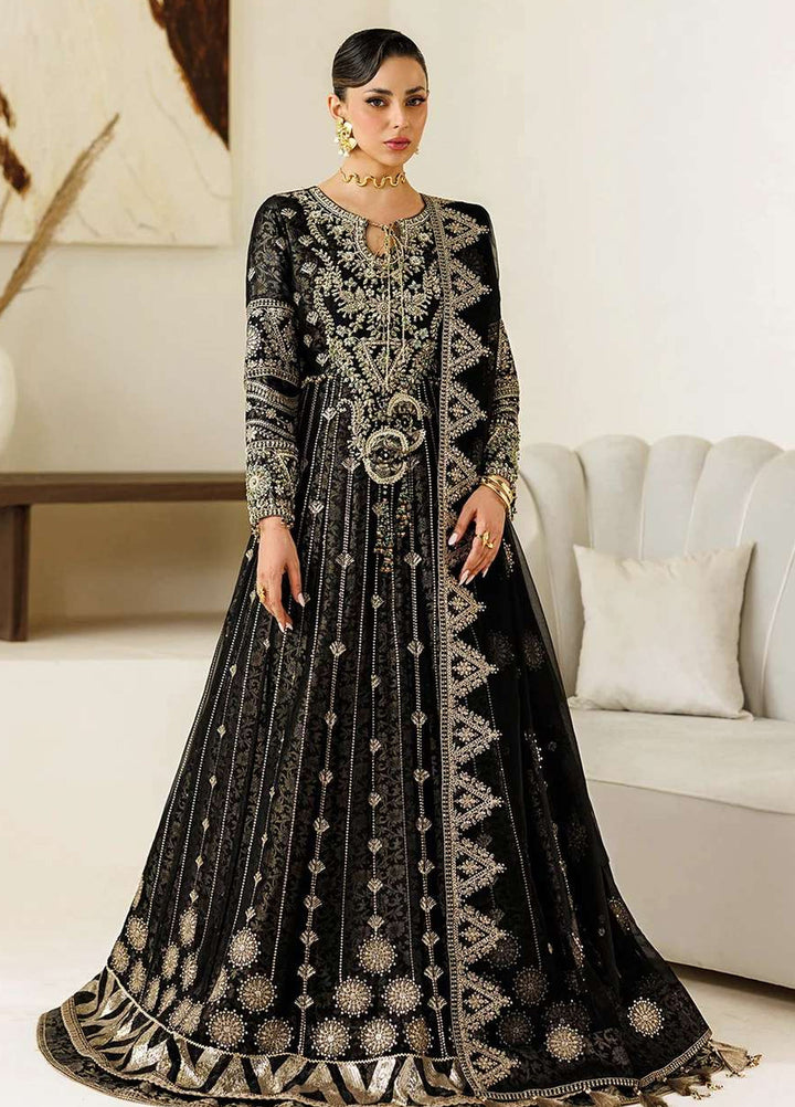 Alizeh Fashion Unstitched Embroidered Chiffon 3 Piece Suit AF26UCF AF-BHM-4073-Blanc - Festive Collection