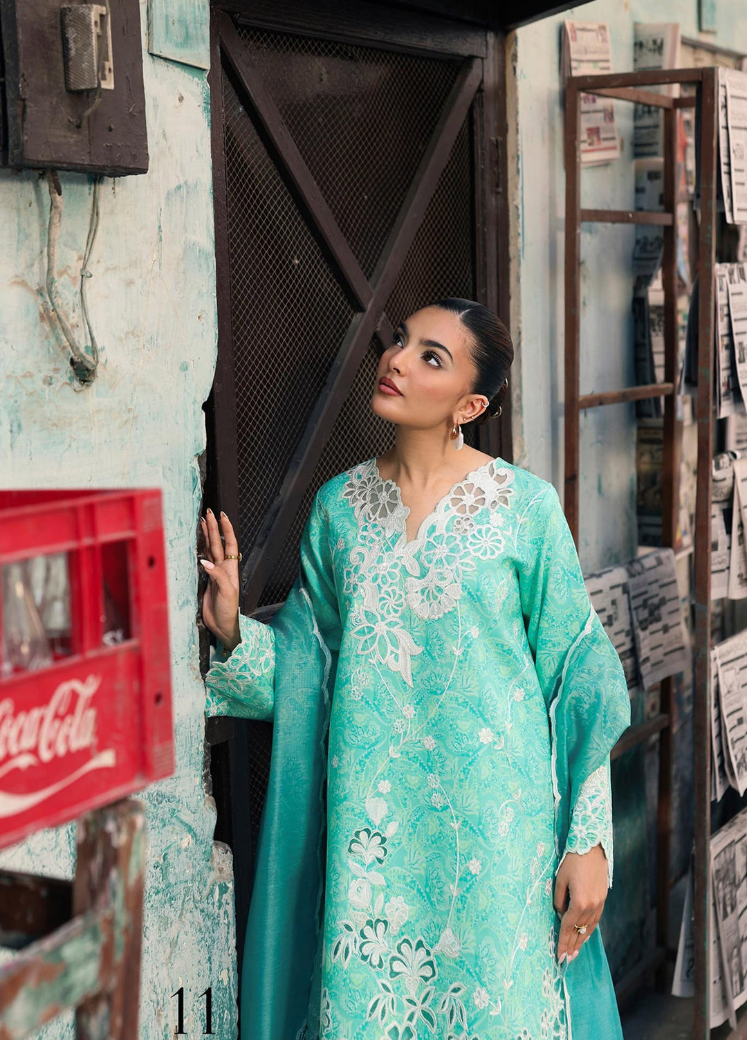Nissa by RajBari Unstitched Embroidered Viscose 3 Piece Suit RB26UNV D-11 - Winter Collection