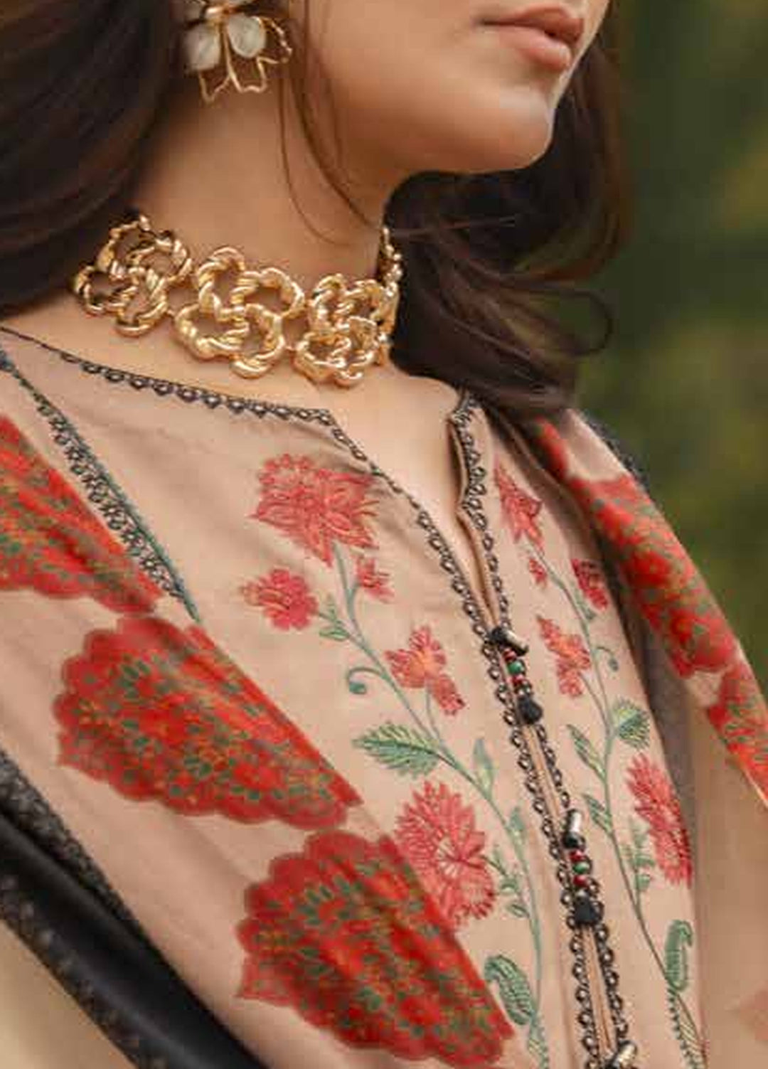 Poshima by Charizma Unstitched Peach Leather 3 Piece Suit CHR26UPP PSW6-17 - Casual Collection