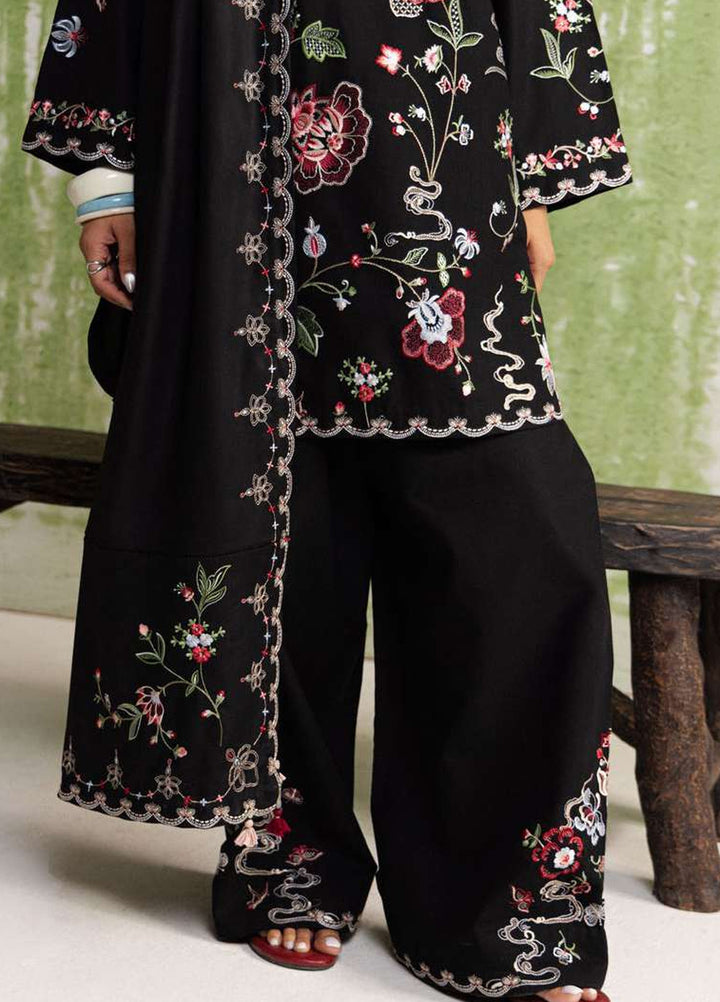 Coco by Zara Shahjahan Unstitched Khaddar 3 Piece Suit CZS26UKW NAIRANG 8A - Winter Collection