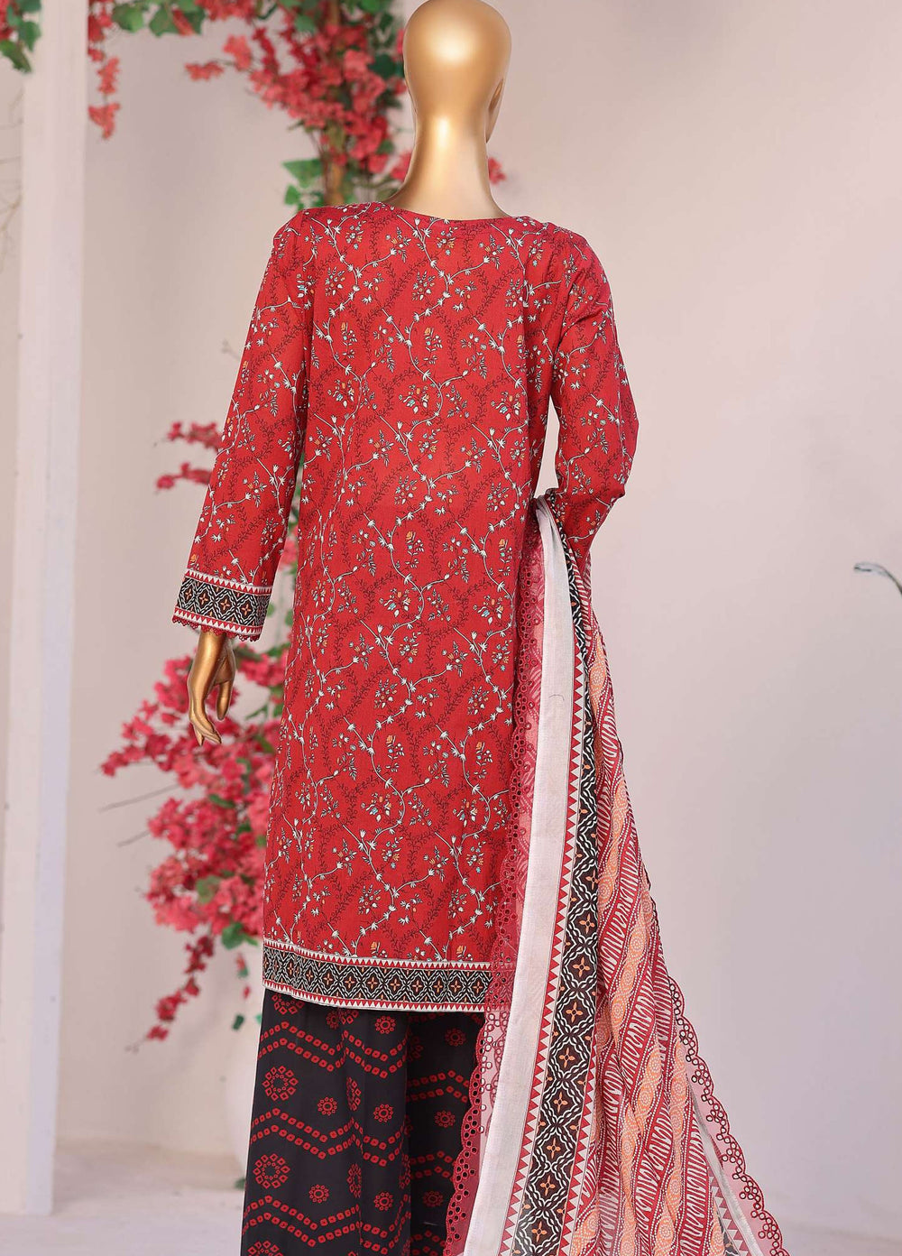 Satranga by HZ Textiles Unstitched Printed Lawn 3 Piece Suit HZ26USL SEC-1178 - Casual Collection
