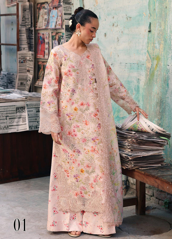 Nissa by RajBari Unstitched Embroidered Viscose 3 Piece Suit RB26UNV D-01 - Winter Collection