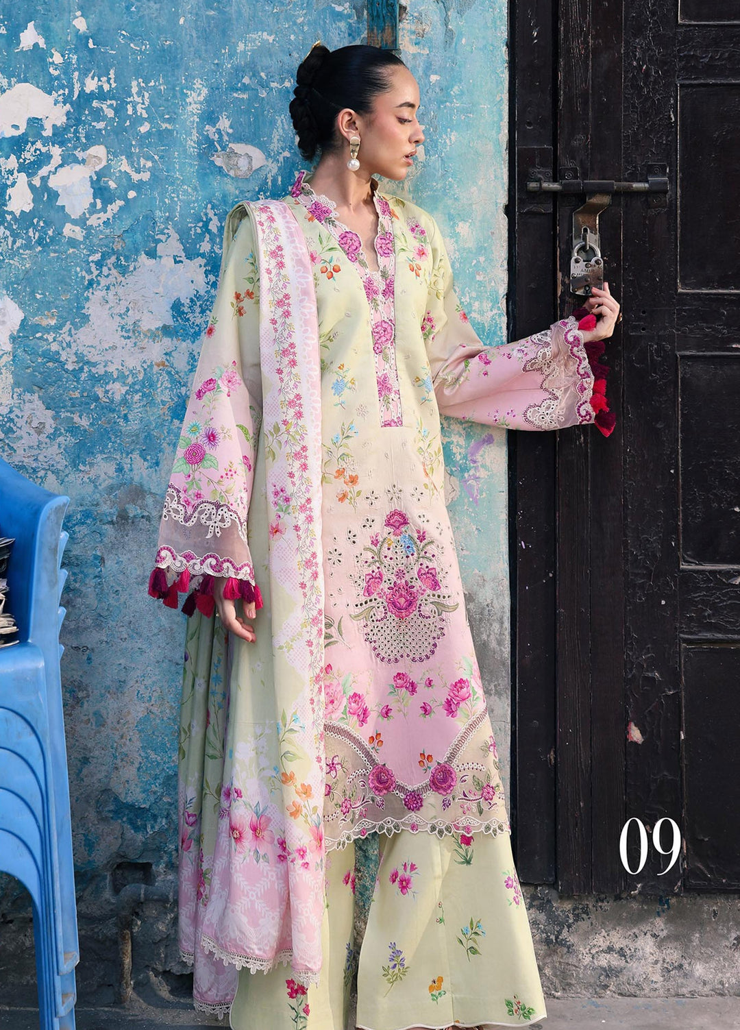 Nissa by RajBari Unstitched Embroidered Viscose 3 Piece Suit RB26UNV D-09 - Winter Collection