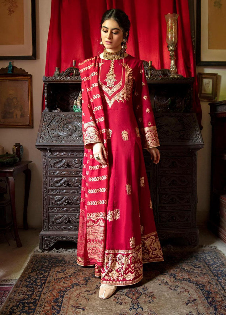 Garnet Clothing Pret Luxury Pret Screen Printed Lawn Frock RIWAYAT