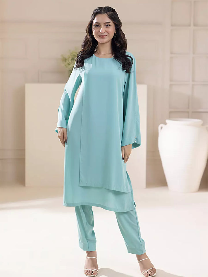 Salitex Women Solids Georgette 2 Piece Suit EUAL2PBC189 - Summer Collection