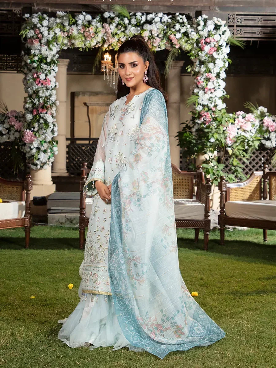 Jashn e Noor by Salitex Unstitched Embroidered 3 Piece Cotton SUNW7JI086 - Summer Collection