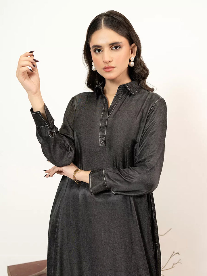 Salitex Women Solids Denim 1 Piece Shirt WP7L1PBE487-B - Winter Collection