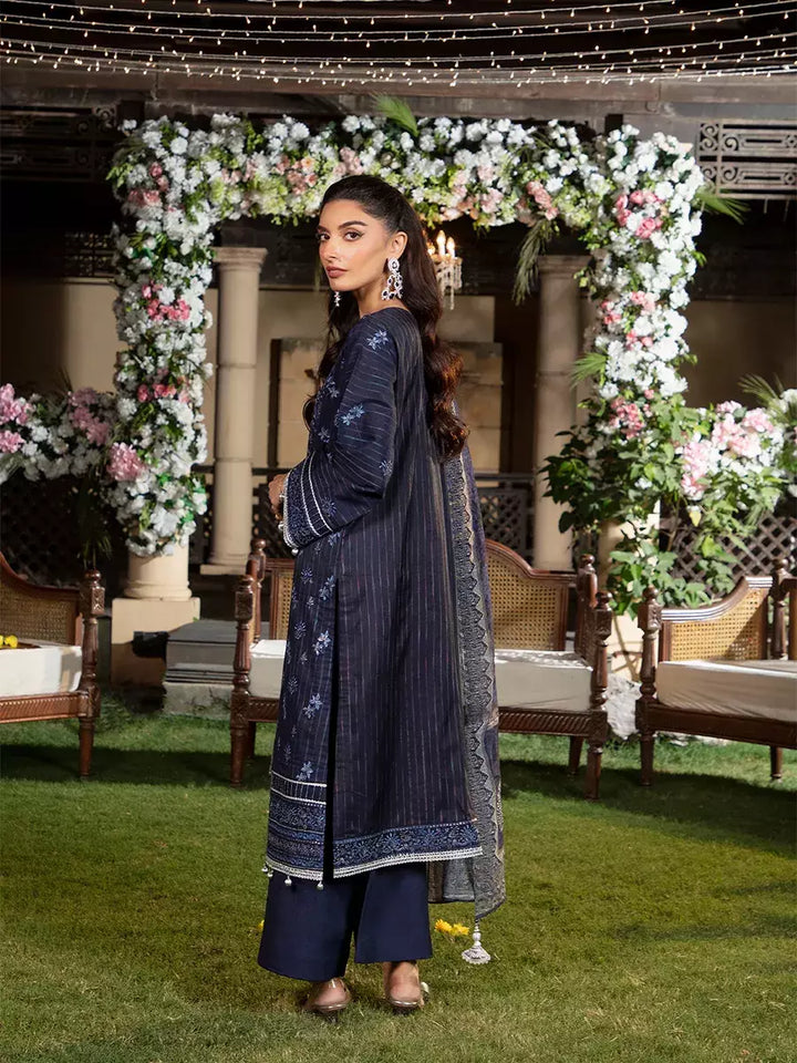 Jashn e Noor by Salitex Unstitched Embroidered 3 Piece Cotton Silk SUNW7JI083 - Summer Collection