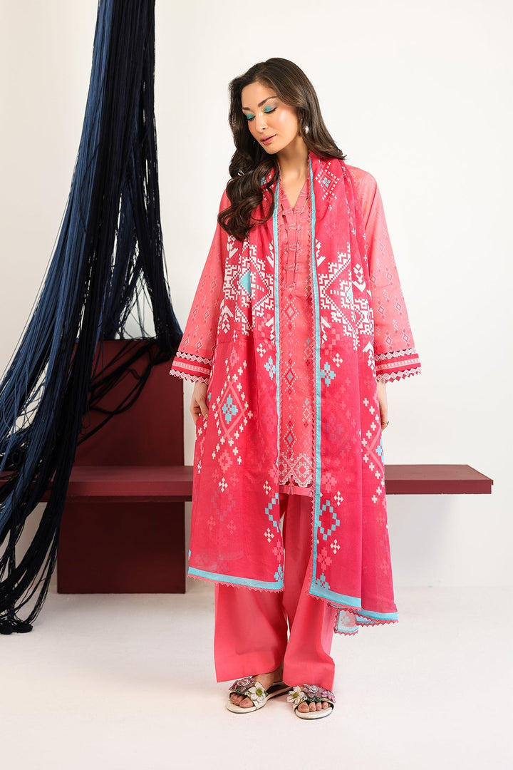 Rhea by Sahar Unstitched Lawn 3 Piece Suit Petal Drift - Casual Collection