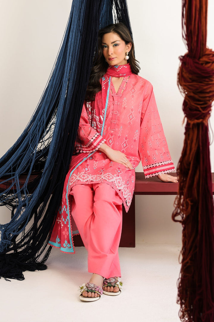 Rhea by Sahar Unstitched Lawn 3 Piece Suit Petal Drift - Casual Collection