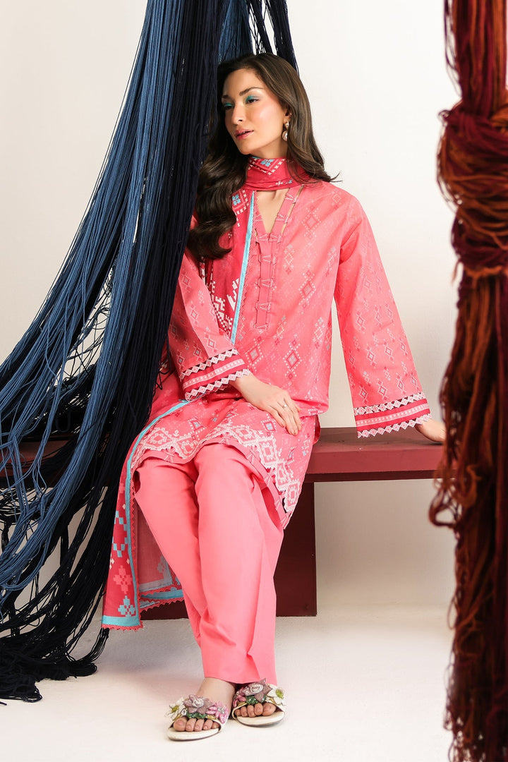 Rhea by Sahar Unstitched Lawn 3 Piece Suit Petal Drift - Casual Collection
