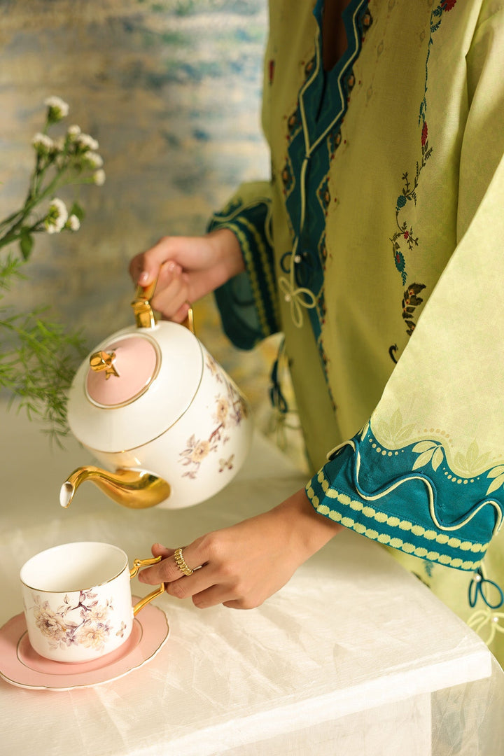 Rhea by Sahar Unstitched Lawn 2 Piece Suit Citrus Weave - Casual Collection