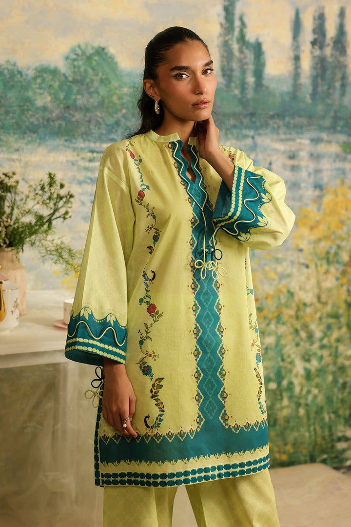 Rhea by Sahar Unstitched Lawn 2 Piece Suit Citrus Weave - Casual Collection