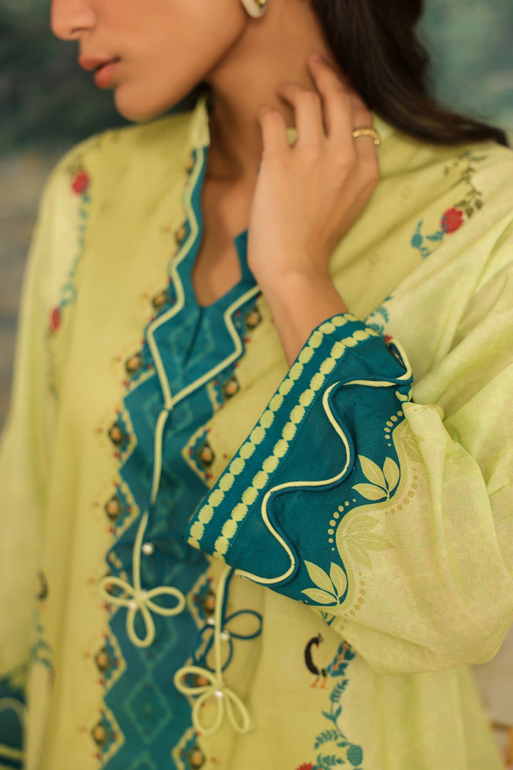 Rhea by Sahar Unstitched Lawn 2 Piece Suit Citrus Weave - Casual Collection