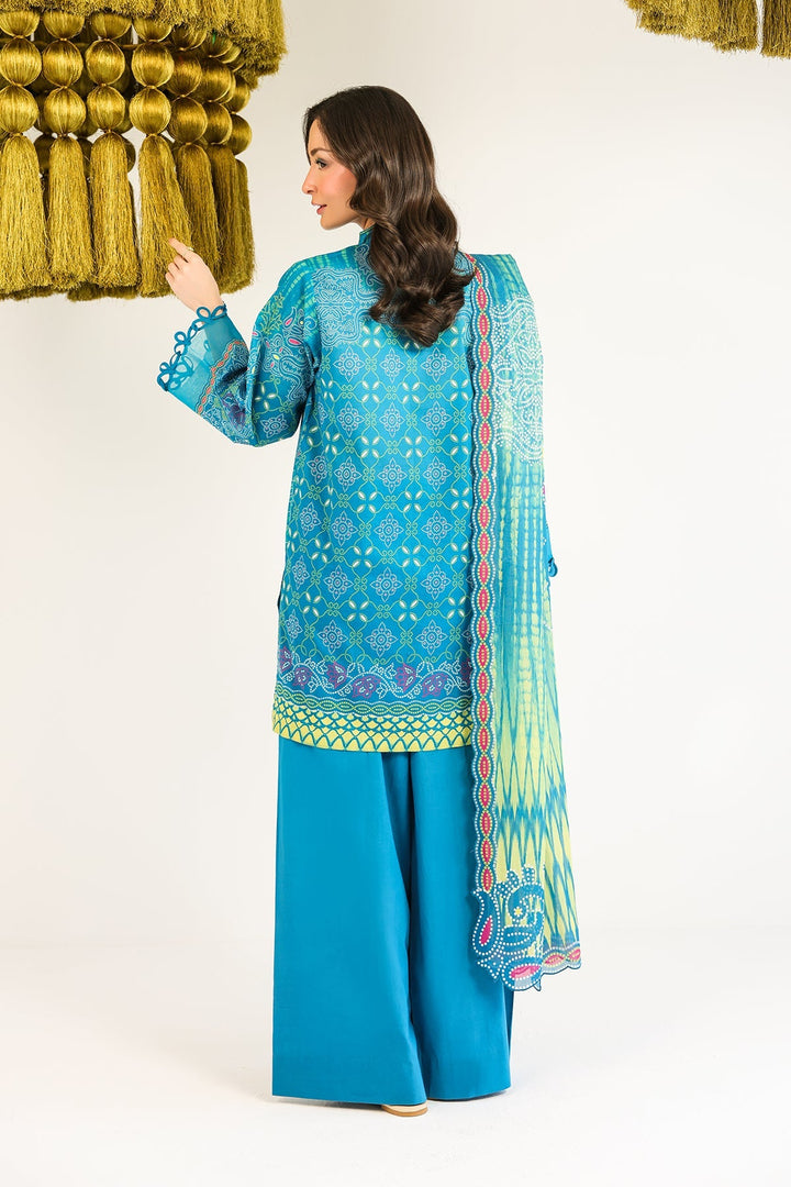 Rhea by Sahar Unstitched Lawn 3 Piece Suit Emerald Echo - Casual Collection