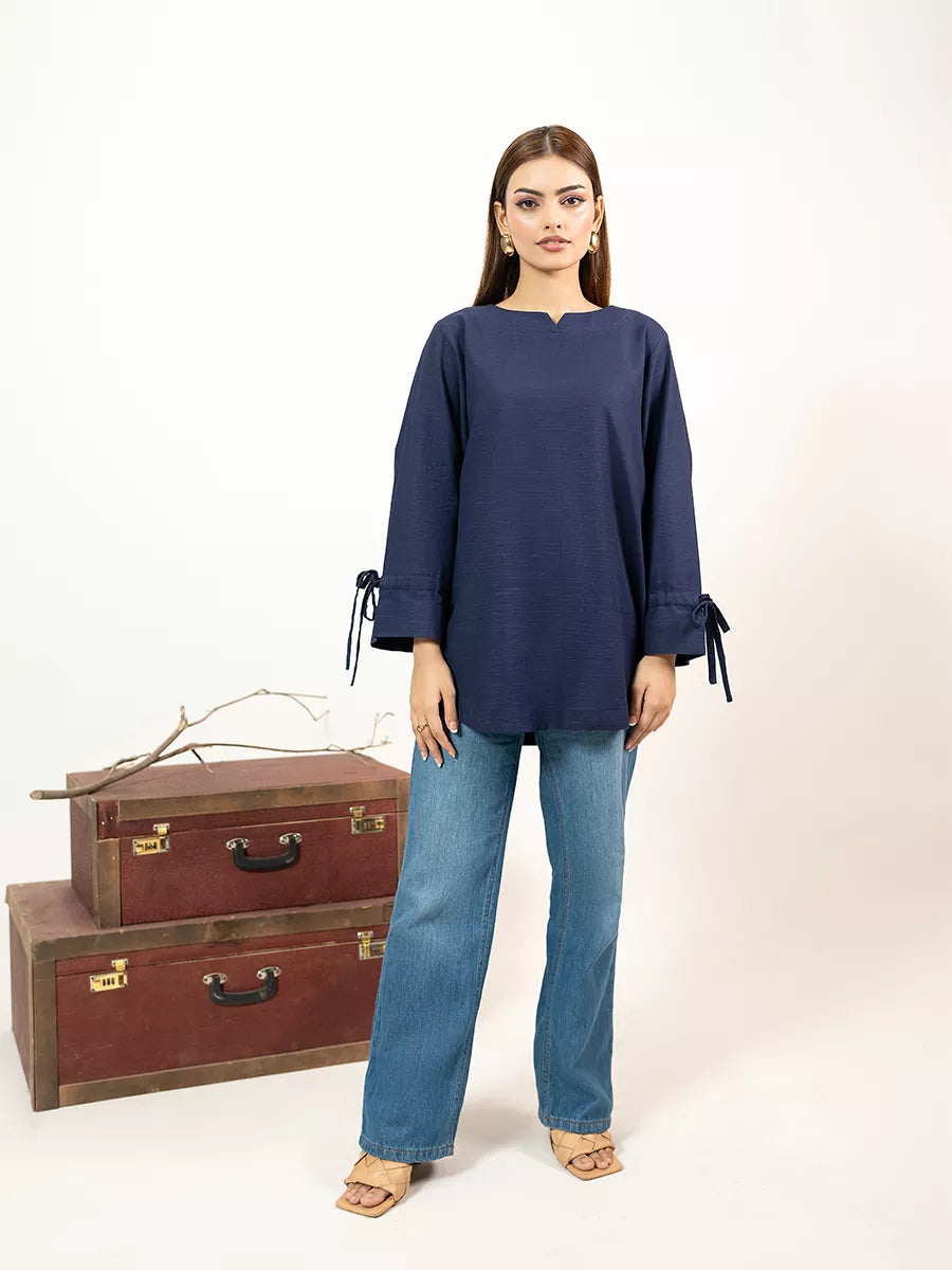 Salitex Women Solids Denim 1 Piece Shirt WP7L1PBE551 - Winter Collection