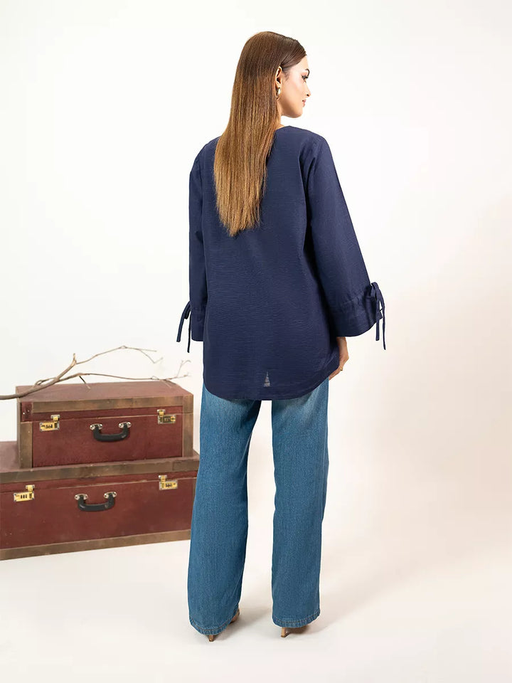 Salitex Women Solids Denim 1 Piece Shirt WP7L1PBE551 - Winter Collection