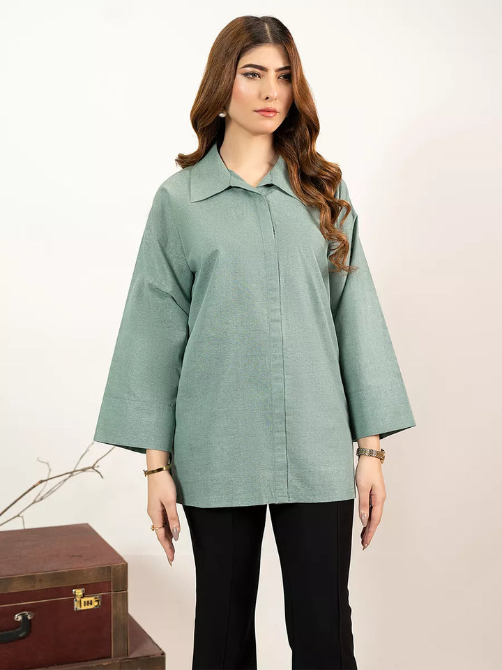 Salitex Women Solids Denim 1 Piece Shirt WP7L1PBE550 - Winter Collection