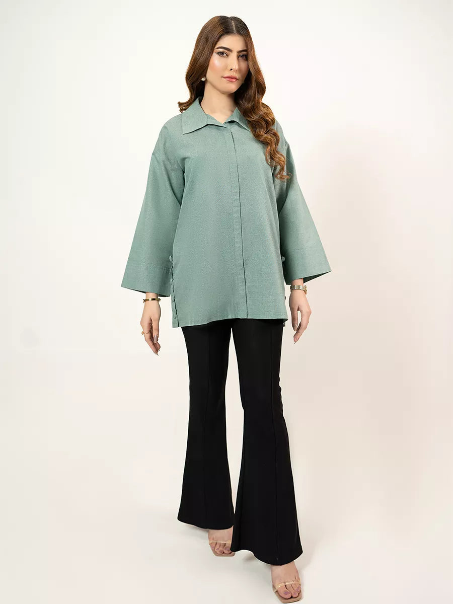 Salitex Women Solids Denim 1 Piece Shirt WP7L1PBE550 - Winter Collection