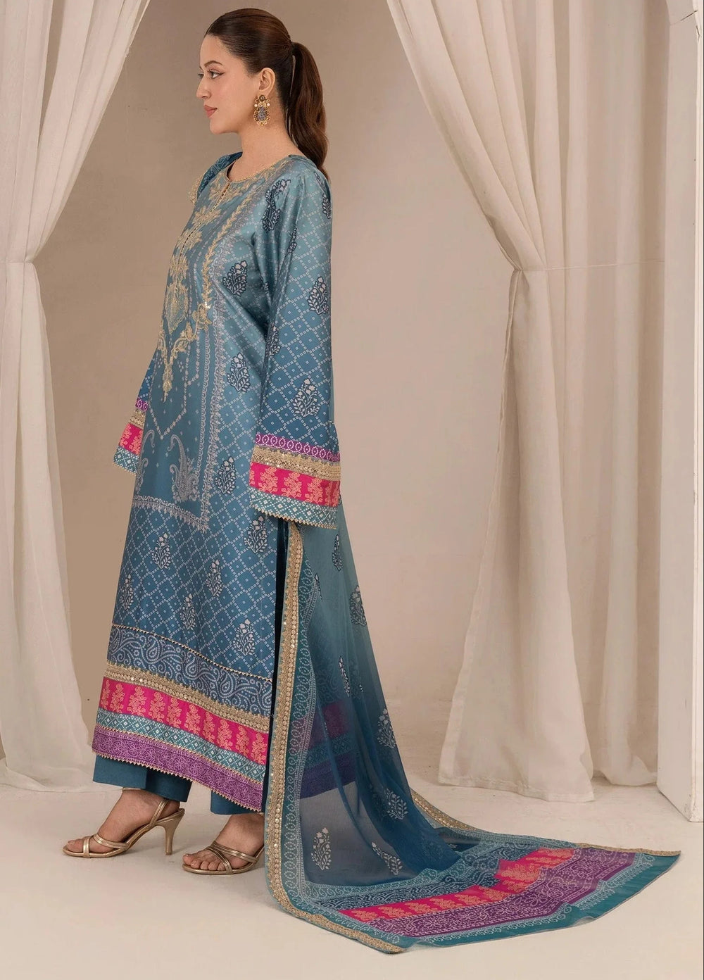 Chandan Nagri RTW Embroidered Lawn 3 Piece Suit Ruya - Casual Collection