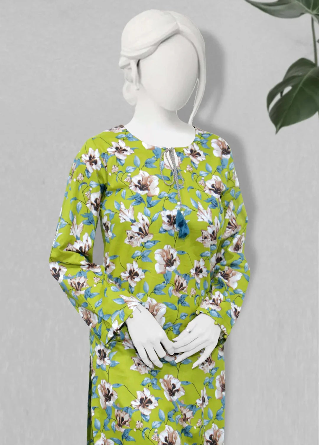 Stitching Cotton Women Pret Pure Cambric 2 Piece Printed Suit D-01 - SummerCollection