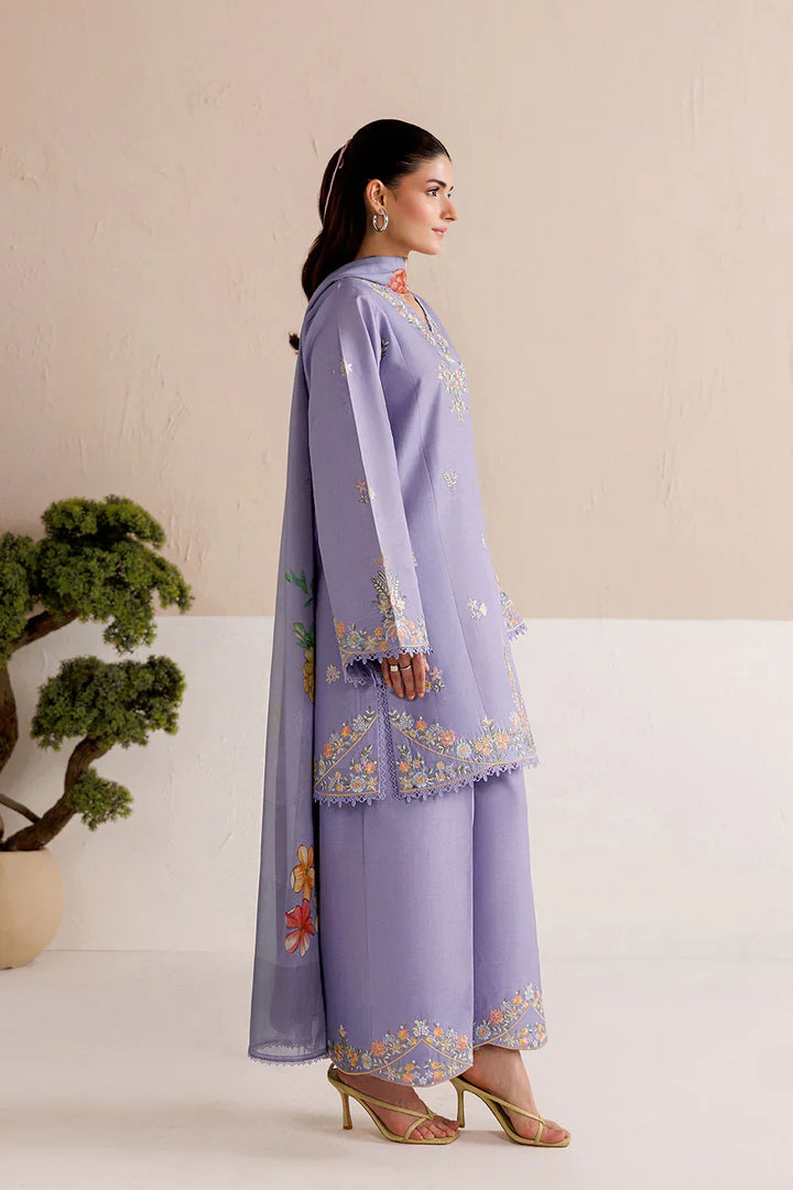 Mistfall by Panache Apparel RTW Embroidered Cotton 3 Piece Suit noera Eid Collection