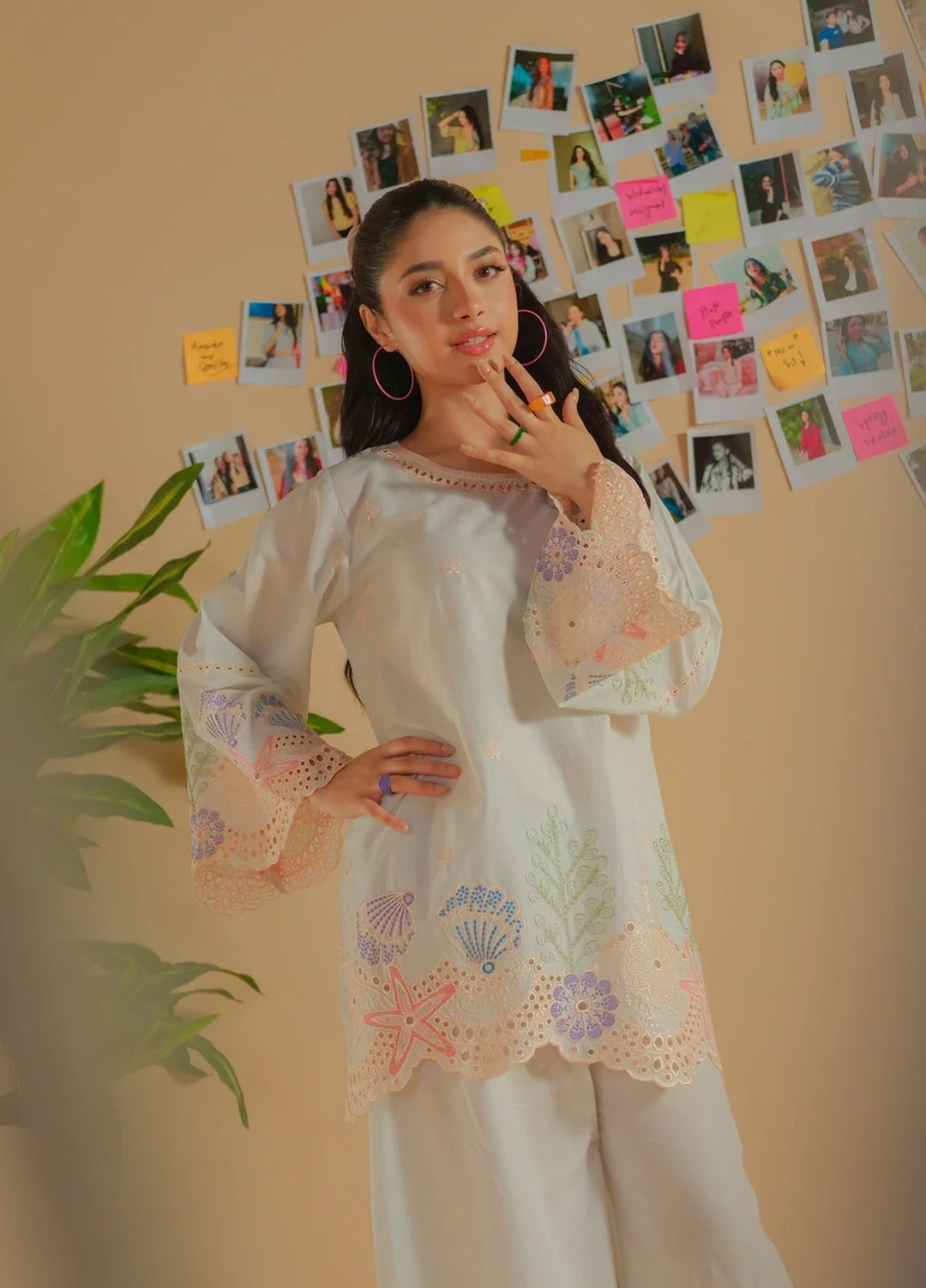 Dhaga Women RTW Embroidered Lawn 2 Piece Suit DHA-1010 - Casual Collection