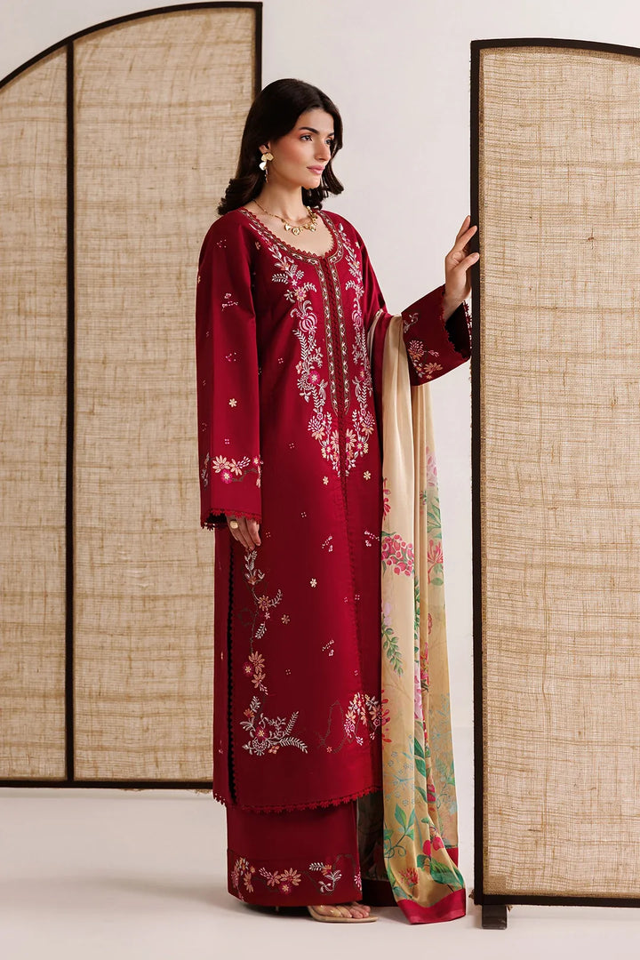 Mistfall by Panache Apparel RTW Embroidered Cotton 3 Piece Suit sorelle Eid Collection