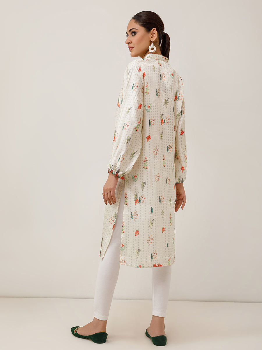 Salitex Women Printed Cambric 1 Piece Shirt CPS23DH001 - Summer Collection