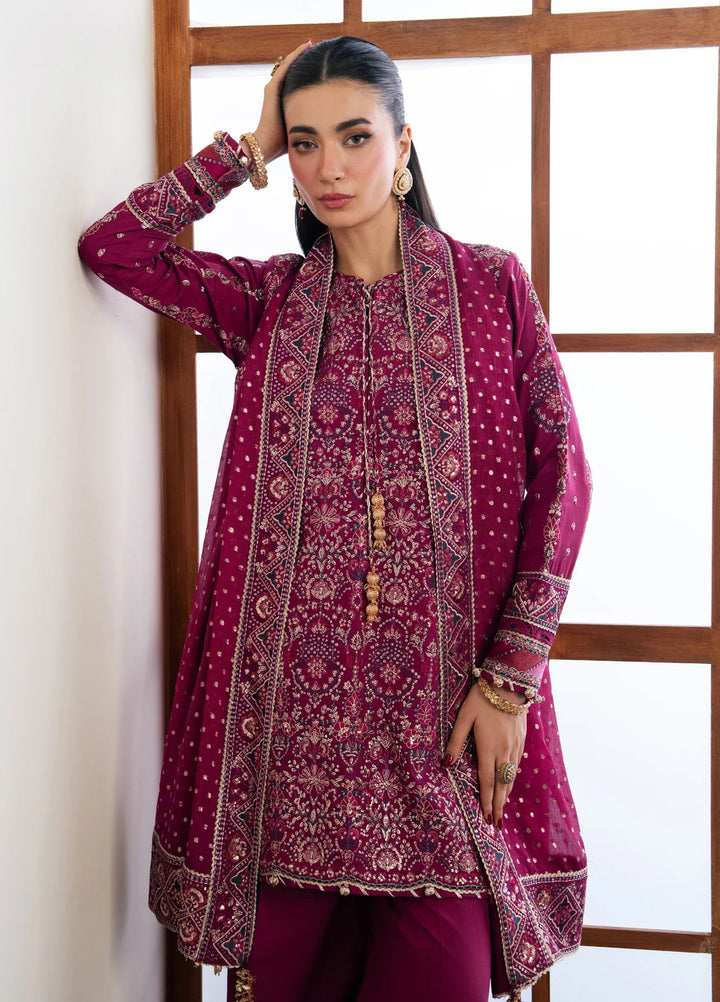 Xenia Formals Unstitched Embroidered Chiffon 3 Piece Suit D-06 Nayra - Festive Collection
