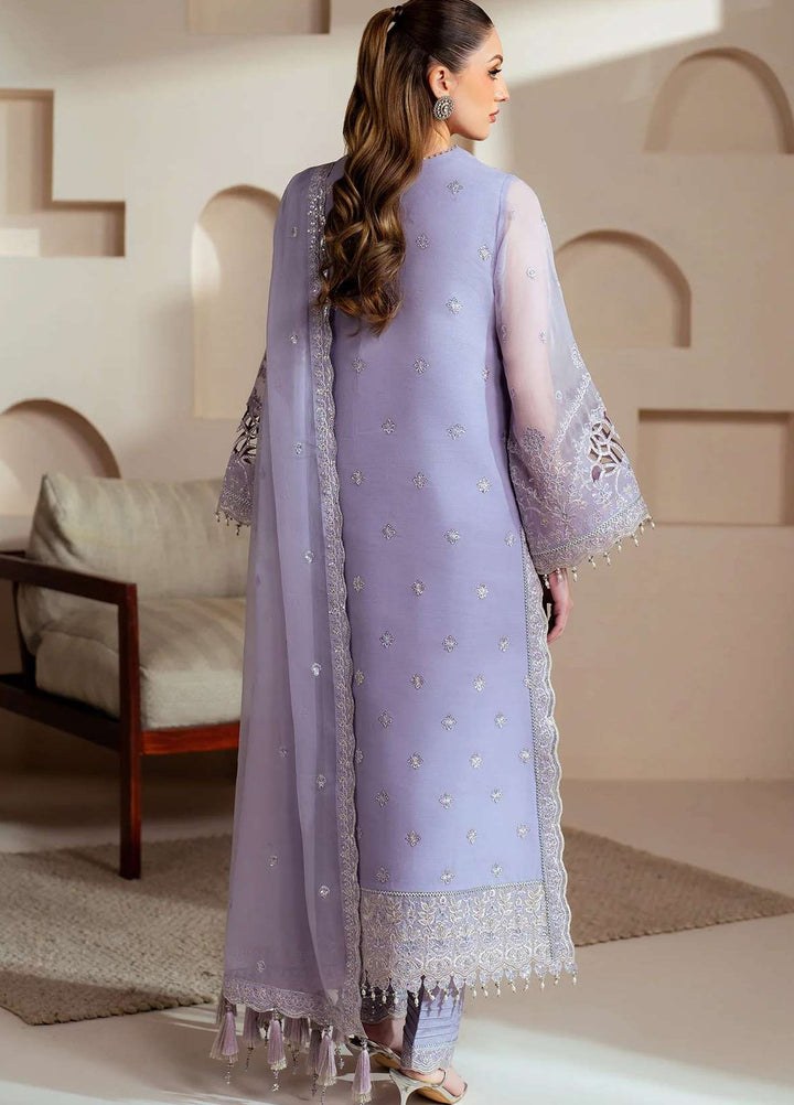 Alizeh Fashion Unstitched Embroidered Chiffon 3 Piece Suit AF26UCF AF-BHM-4041-Marine - Festive Collection