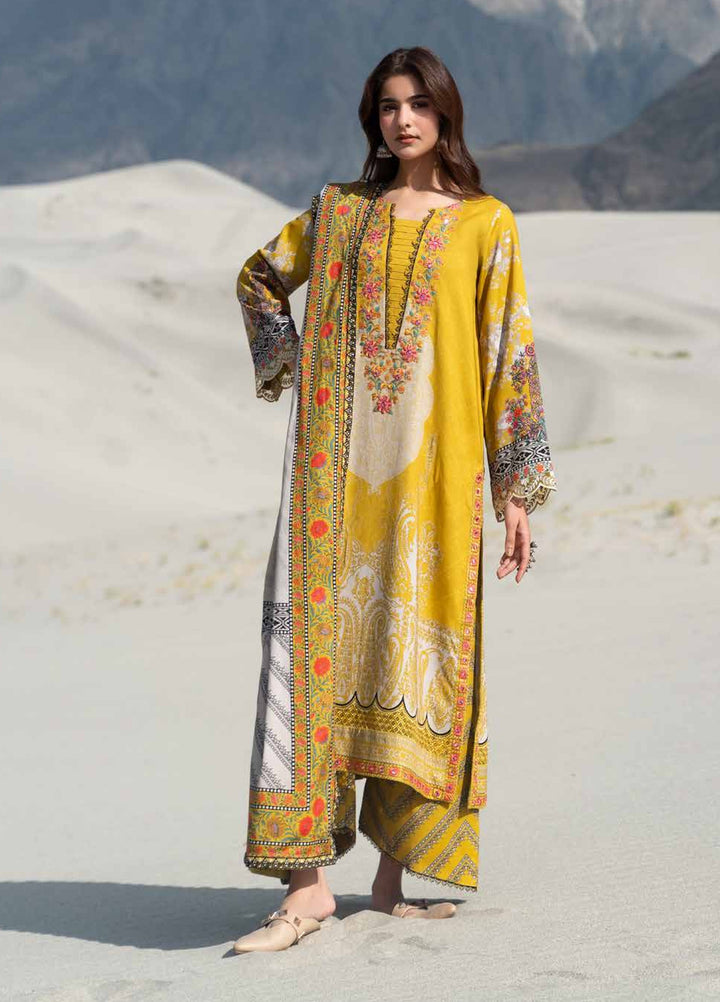 Aniiq by Charizma Unstitched Embroidered Linen 3 Piece Suit CHR26UAL ANW7-20 - Casual Collection