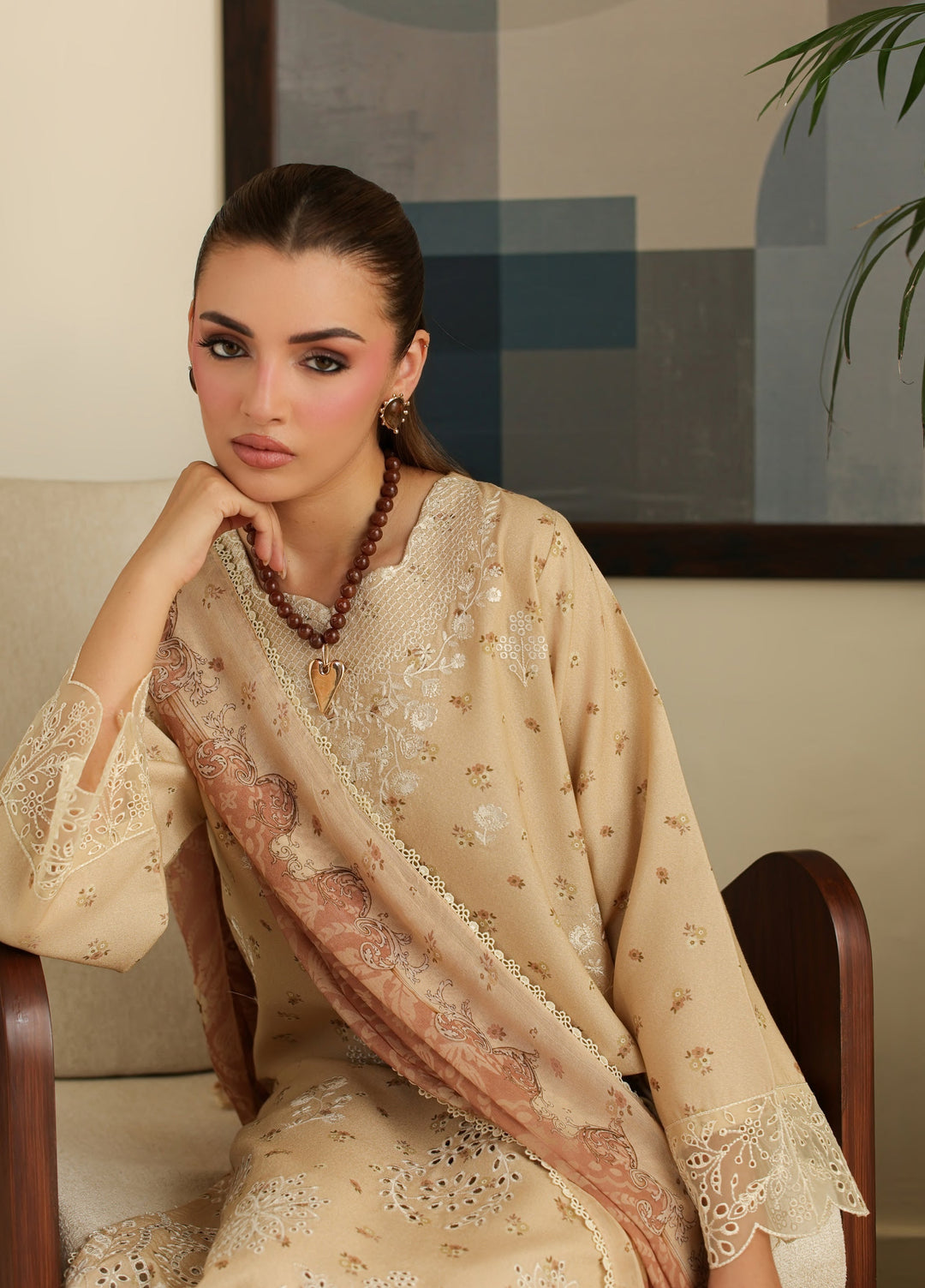 Sahl by Rashid Textiles Unstitched Embroidered Lawn Karandi 3 Piece Suit RT26USLK D-3916 - Casual Collection