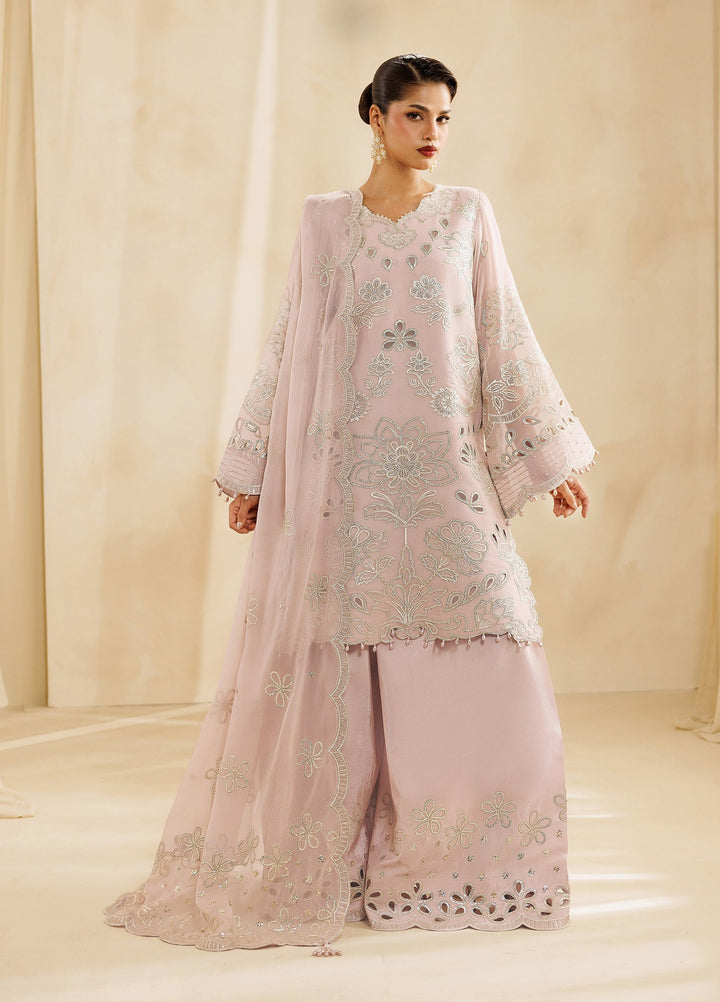 Sireine by Alizeh Fashion Unstitched Embroidered Chiffon 3 Piece Suit AF26UCS AF-CH-2296-ROSAIR - Festive Collection