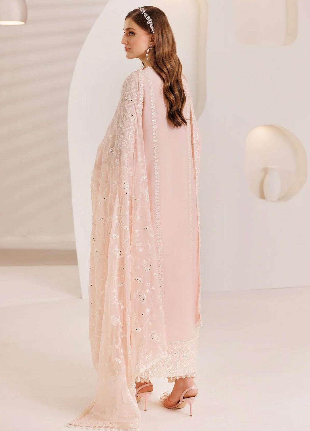Alizeh Fashion Unstitched Embroidered Chiffon 3 Piece Suit AF26UCF AF-DHG-5029-Miksha - Festive Collection